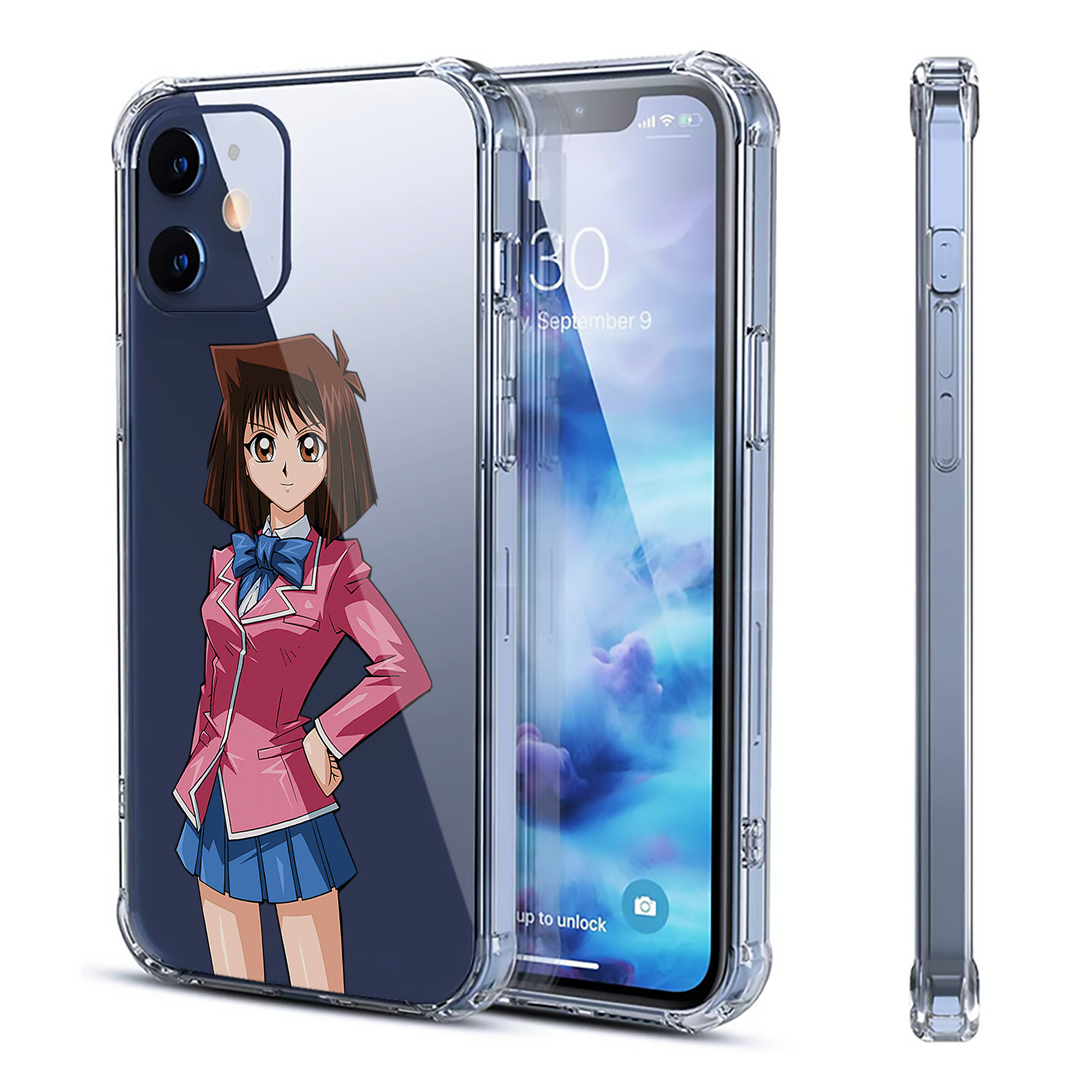 （画像用） 遊☆戯☆王 Yu-Gi-Oh! 【iPhone 12シリーズ対応】透明スマホケース（クリアソフトケース）
